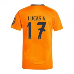 Real Madrid Lucas V. #17 Auswärts Trikot 2024/25 HP Fußballtrikot