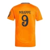 Real Madrid Mbappe #9 Auswärts Trikot 2024/25 HP Fußballtrikot