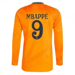 Real Madrid Mbappe #9 Auswärts Trikot 2024/25 Langarm Fußballtrikot
