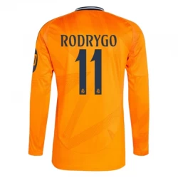Real Madrid Rodrygo #11 Auswärts Trikot 2024/25 HP Langarm Fußballtrikot