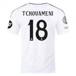 Real Madrid Tchouameni #18 Heim Trikot 2024/25 HP Fußballtrikot