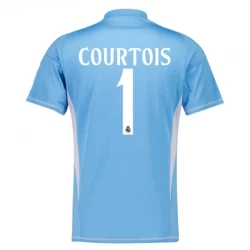 Real Madrid Thibaut Courtois #1 Torwart Heim Trikot 2024/25 Fußballtrikot