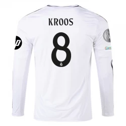 Real Madrid Toni Kroos #8 Heim Trikot 2024/25 HP Langarm Fußballtrikot