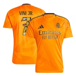 Real Madrid Vinicius Junior #7 Auswärts Trikot 2024/25 Bear Champ Font Fußballtrikot