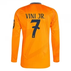 Real Madrid Vinicius Junior #7 Auswärts Trikot 2024/25 HP Langarm Fußballtrikot