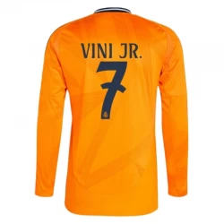 Real Madrid Vinicius Junior #7 Auswärts Trikot 2024/25 Langarm Fußballtrikot