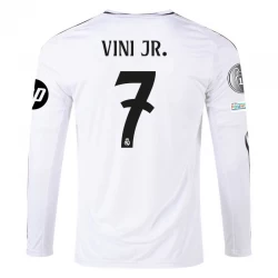 Real Madrid Vinicius Junior #7 Heim Trikot 2024/25 HP Langarm Fußballtrikot