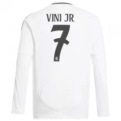 Real Madrid Vinicius Junior #7 Heim Trikot 2024/25 Langarm Fußballtrikot
