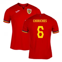 Rumänien Chiriches #6 Auswärts Trikot EM 2024 Fußballtrikot