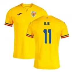 Rumänien Ilie #11 Heim Trikot EM 2024 Fußballtrikot
