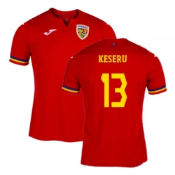 Rumänien Keseru #13 Auswärts Trikot EM 2024 Fußballtrikot