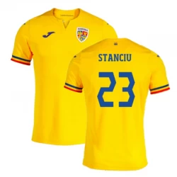 Rumänien Stanciu #23 Heim Trikot EM 2024 Fußballtrikot