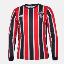São Paulo FC Auswärts Trikot 2024/25 Langarm Fußballtrikot