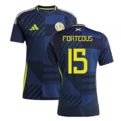 Schottland Porteous #15 Heim Trikot EM 2024 Fußballtrikot