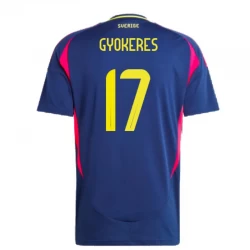 Schweden Gyokeres #17 Auswärts Trikot 2024 Fußballtrikot
