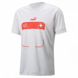 Schweiz Auswärts Trikot WM 2022 Fußballtrikot