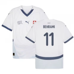 Schweiz Behrami #11 Auswärts Trikot EM 2024 Fußballtrikot