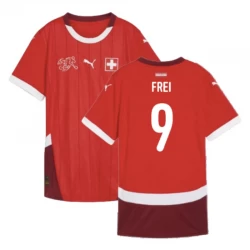 Schweiz Frei #9 Heim Trikot EM 2024 Fußballtrikot