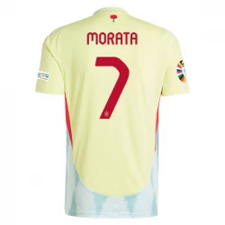 Spanien Alvaro Morata #7 Auswärts Trikot EM 2024 Fußballtrikot