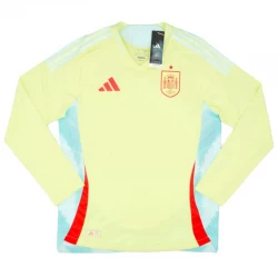 Spanien Auswärts Trikot EM 2024 Langarm Fußballtrikot