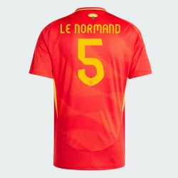 Spanien Le Normand #5 Heim Trikot EM 2024 Fußballtrikot