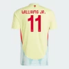 Spanien Nico Williams Jr. #11 Auswärts Trikot EM 2024 Fußballtrikot
