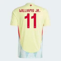Spanien Nico Williams Jr. #11 Auswärts Trikot EM 2024 Fußballtrikot