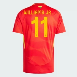 Spanien Nico Williams Jr. #11 Heim Trikot EM 2024 Fußballtrikot