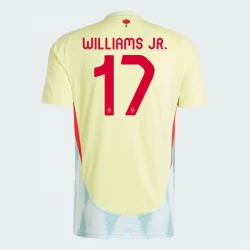 Spanien Nico Williams Jr. #17 Auswärts Trikot EM 2024 Fußballtrikot