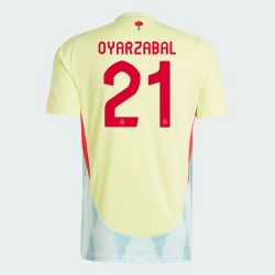 Spanien Oyarzabal #21 Auswärts Trikot EM 2024 Fußballtrikot