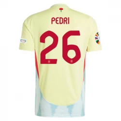 Spanien Pedri #26 Auswärts Trikot EM 2024 Fußballtrikot