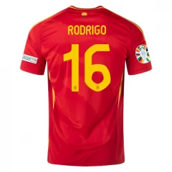 Spanien Rodrigo #16 Heim Trikot EM 2024 Fußballtrikot