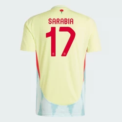 Spanien Sarabia #17 Auswärts Trikot EM 2024 Fußballtrikot