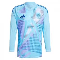 Spanien Torwart Heim Trikot EM 2024 Langarm Fußballtrikot