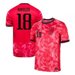 Südkorea Kangin #18 Heim Trikot 2024 Fußballtrikot