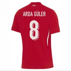 Truthahn Arda Güler #8 Auswärts Trikot EM 2024 Fußballtrikot