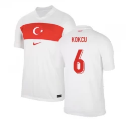 Truthahn Kokcu #6 Heim Trikot EM 2024 Fußballtrikot