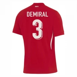 Truthahn Merih Demiral #3 Auswärts Trikot EM 2024 Fußballtrikot