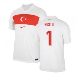 Truthahn Rustu #1 Heim Trikot EM 2024 Fußballtrikot