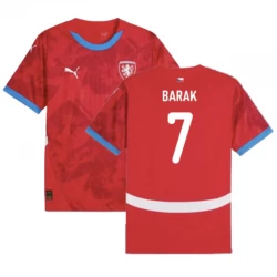Tschechien Barak #7 Heim Trikot EM 2024 Fußballtrikot