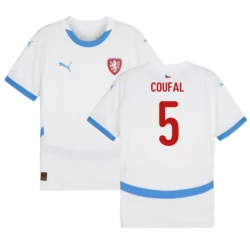 Tschechien Coufal #5 Auswärts Trikot EM 2024 Fußballtrikot