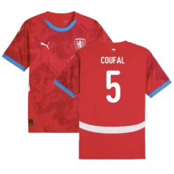 Tschechien Coufal #5 Heim Trikot EM 2024 Fußballtrikot