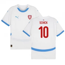Tschechien Schick #10 Auswärts Trikot EM 2024 Fußballtrikot