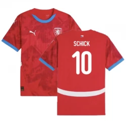 Tschechien Schick #10 Heim Trikot EM 2024 Fußballtrikot