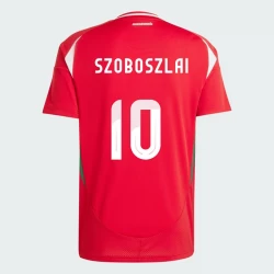 Ungarn Dominik Szoboszlai #10 Heim Trikot EM 2024 Fußballtrikot