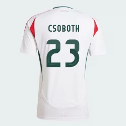 Ungarn Kevin Csoboth #23 Auswärts Trikot EM 2024 Fußballtrikot