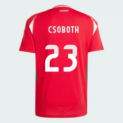 Ungarn Kevin Csoboth #23 Heim Trikot EM 2024 Fußballtrikot