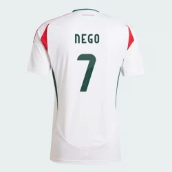 Ungarn Loic Nego #7 Auswärts Trikot EM 2024 Fußballtrikot