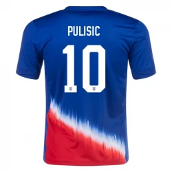 USA Christian Pulisic #10 Auswärts Trikot Copa America 2024 Fußballtrikot