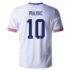 USA Christian Pulisic #10 Heim Trikot Copa America 2024 Fußballtrikot